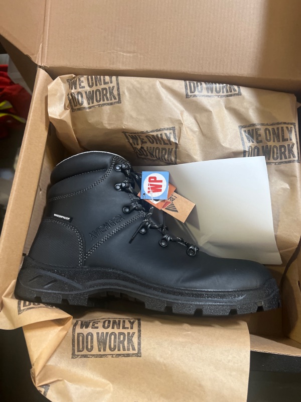 Photo 2 of Avenger Work Boots A8674 Black 10 B (M)