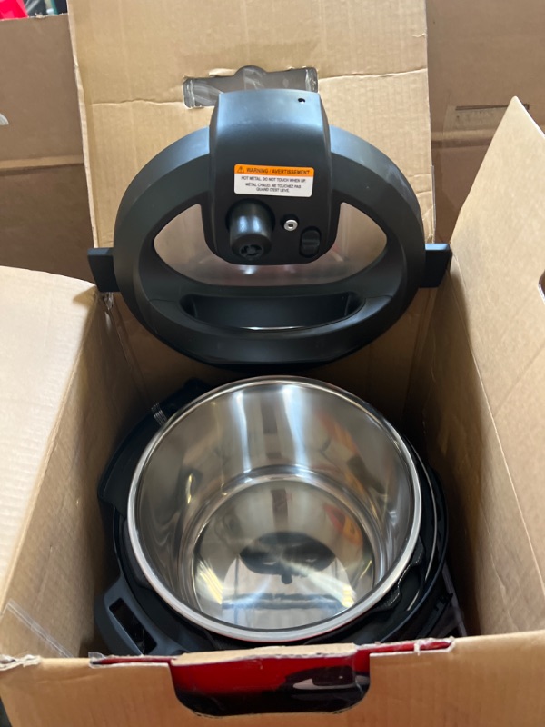 Photo 1 of *PARTS ONLY* Instant Pot Duo Plus 9-in-1 Electric Pressure Cooker, Slow Cooker, Rice Cooker, Steamer, Sauté, Yogurt Maker, Warmer & Sterilizer, Includes App With Over 800 Recipes, Stainless Steel, 6 Quart 6QT Duo Plus