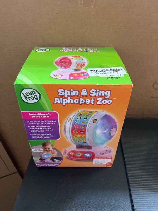 Photo 2 of LeapFrog Spin and Sing Alphabet Zoo Amazon Exclusive