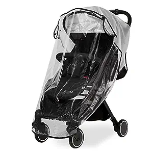 Photo 1 of Clear Stroller Rain Cover, Universal Travel Weather Shield Breathable Baby Stroller Rain Cover for Windproof, Waterproof, Protect from Sun Dust Snow