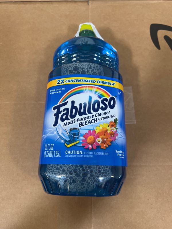 Photo 2 of Fabuloso All-Purpose Cleaner with Bleach Alternative 2x Concentrated, Spring Fresh - 56 fl oz