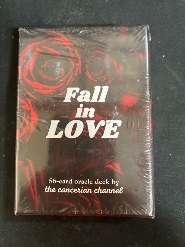 Photo 1 of Fall In Love Oracle Deck - Romance, Twin Flame, Soulmate Messages - 56 Romantic Oracle Cards