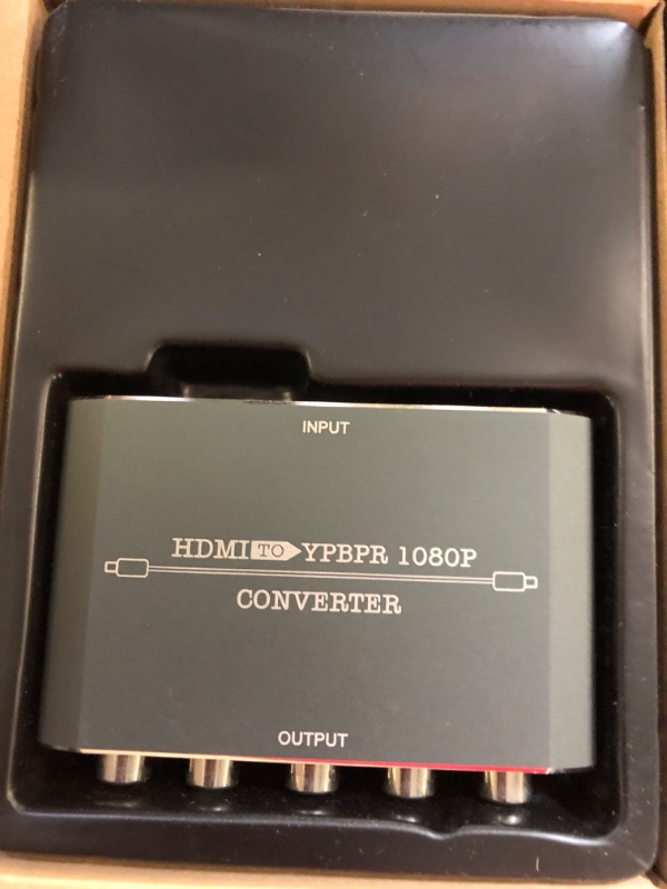 Photo 1 of Mini HDMI Converter HDMI to RCA Audio Video AV CVBS SPDIF Coaxial Adapter Converter Black