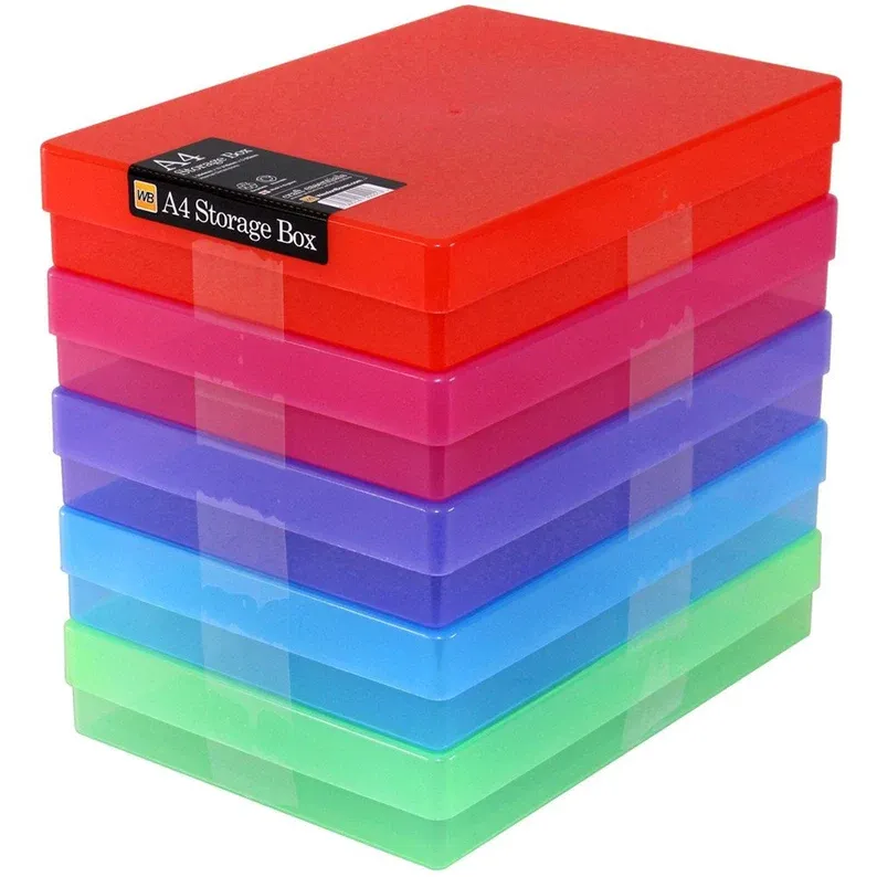 Photo 1 of 5 Westonboxes storage boxes color-sorted A4