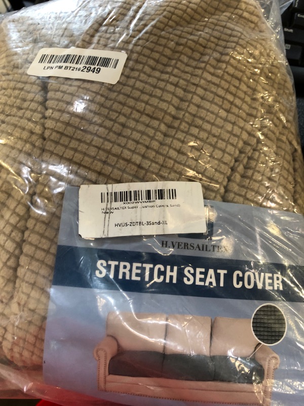 Photo 1 of 3 Pack - H.Versailtex Stretch Seat Cushion Covers - Chocolate Color - Brand New