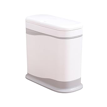 Photo 1 of Garbage Cabinet Sorting Trash Can Home Living Room Large Simple Waste Paper Covered Garbage Toilet Narrow Toilet Paper Basket Kitchen Trash Can (Color : A, Size : Small)
