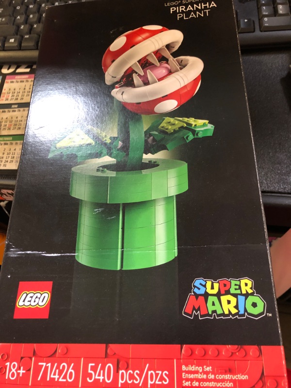 Photo 2 of LEGO Super Mario Piranha Plant, Build and Display Super Mario Day Collectible for Adults and Teens, Authentically Detailed Posable Video Game Toy, Birthday Gift for Gamers and Super Mario Fans, 71426