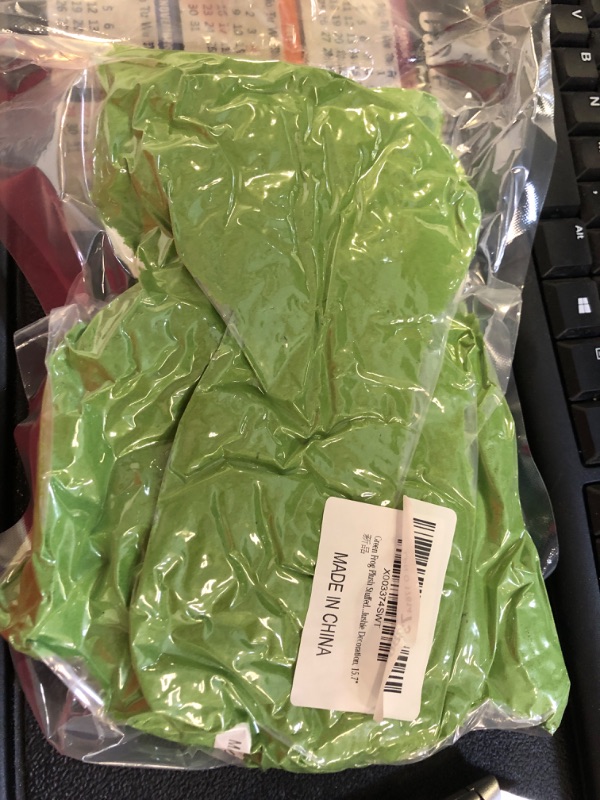 Photo 1 of green frog plush stuffed 