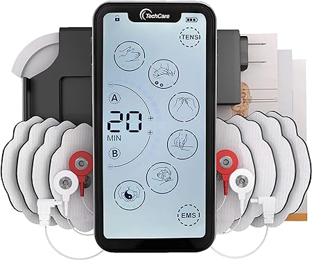 Photo 1 of Tens Unit Muscle Stimulator 24 Massage Mode Tens EMS Machine Device Touchscreen Massager Intensity Deep Tissue Shoulder Pain Relief Sciatica Tendonitis Plantar Fasciitis