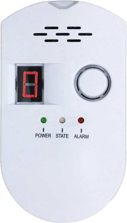 Photo 1 of Natural Digital Gas Detector, Home Gas Alarm, Gas Leak Detector,High Sensitivity LPG LNG Coal Natural Gas Leak Detection, Alarm Monitor Sensor Home/Kitchen