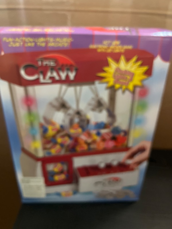 Photo 2 of Etna Mini Claw Machine for Kids, Red - The Claw Toy Grabber Machine is Ideal for Children and Parties, Fill with Small Toys and Candy - Claw Machines Feature LED Lights, Loud Sound Effects and Coins