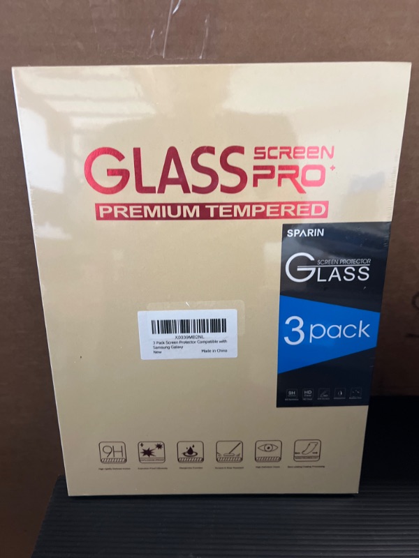 Photo 2 of SPARIN for Samsung Galaxy Tab A8 Screen Protector 10.5 Inch (SM-X200/X205/X207), 3 Pack Tempered Glass Screen Protector for Galaxy Tab A8 2022, Anti-Scratch
