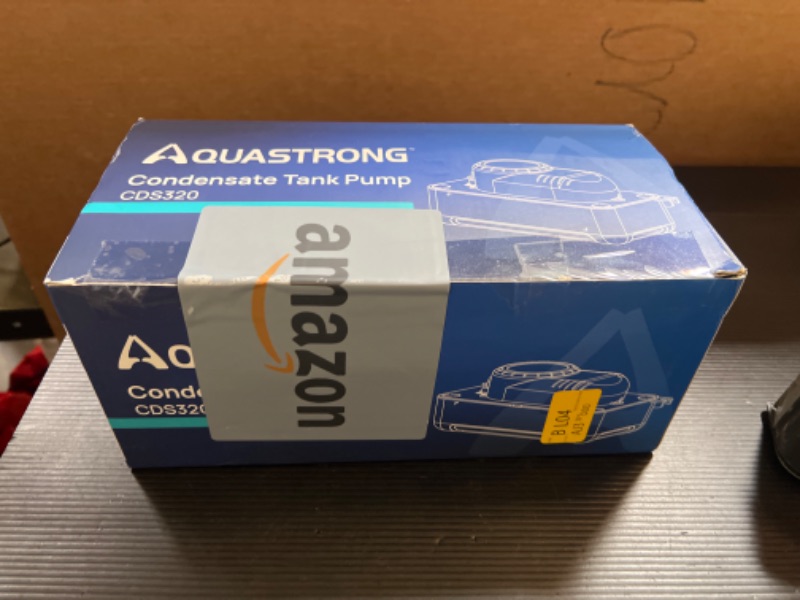 Photo 2 of Aquastrong 1/38HP 85 GPH HAVC Condensate Pump, 115V/230V, Automatic Safety Switch, AC Condensate Removal for Air Conditioner, Furnace, Dehumidifier, 3.3' Power Cord Condensate Tank Pump