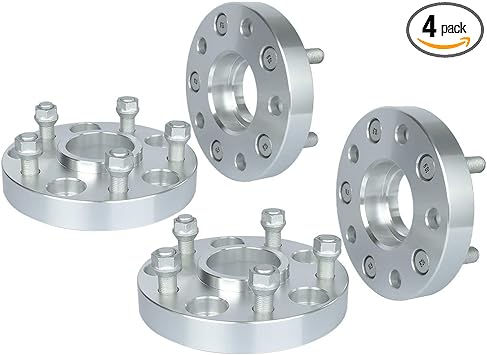 Photo 1 of 
IRONTEK 5x127mm Wheel Spacers (1in 71.5mm Bore, 14x1.5 Studs) 5x5 to 5x5 Hubcentric Spacers Adapter FITS 2012-2016 Dodge Durango SUV Truck, 2018-2011 Jeep Grand Cherokee SRT8 25mm 4 Pieces