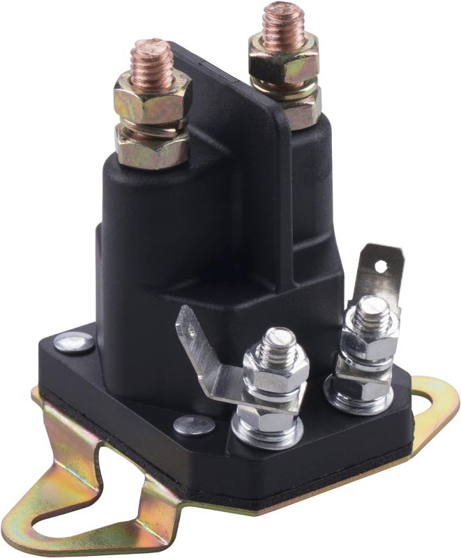 Photo 1 of 
JINGKE 435-103 Starter Solenoid,4-Pole / 12 V / 5/16-24 - Replaces 28-4210/47-1910/110167,Relay Switch for Briggs Stratton Engine MTD Sears Craftsman Mower