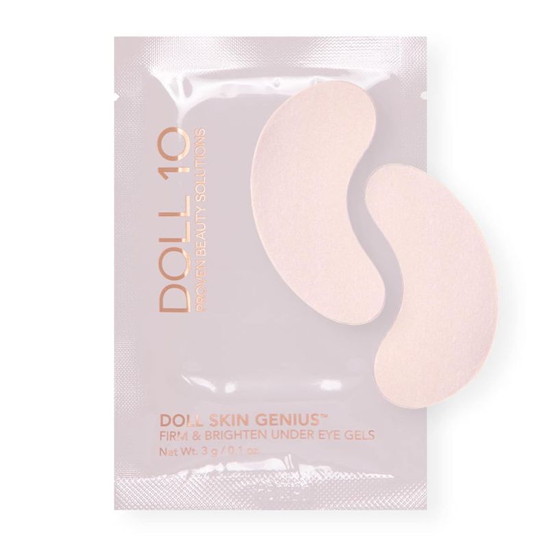 Photo 1 of  Doll Skin Genius Firm & Brighten Under-Eye Gels - Natural Eye Mask Patches that Vanish Puffiness Dark Circles Wrinkles & Fine Lines