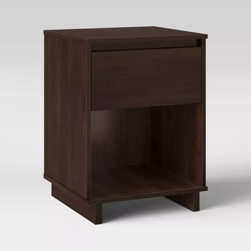 Photo 1 of Modern Nightstand - Espresso Color 18.875" W x 25.5" H x 