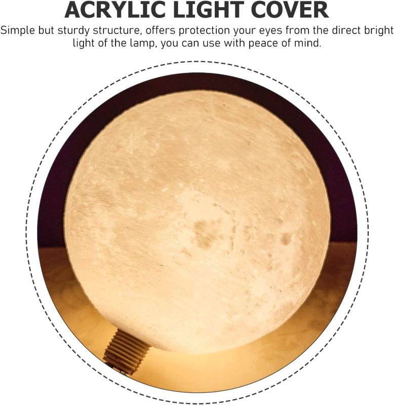 Photo 1 of FOMIYES Decorative Recessed Light Covers Replacement Lamp Shade Acrylic Light Lamp Shades for Table Lamps Replacement Light Globes Replacement Lampshade Home Lampshades Light Shade