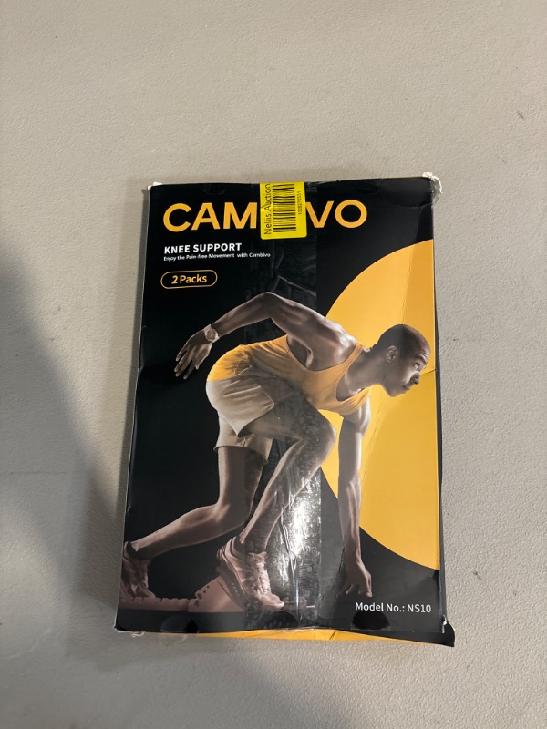 Photo 3 of CAMBIVO Calf Braces for Men and Women - 2 Pack Adjustable Shin Splints Support Wrap for Torn Calf Muscles, Lower Leg Compression Sleeves Guards for Calf Pain Relief, Swelling, Strain, Sprain