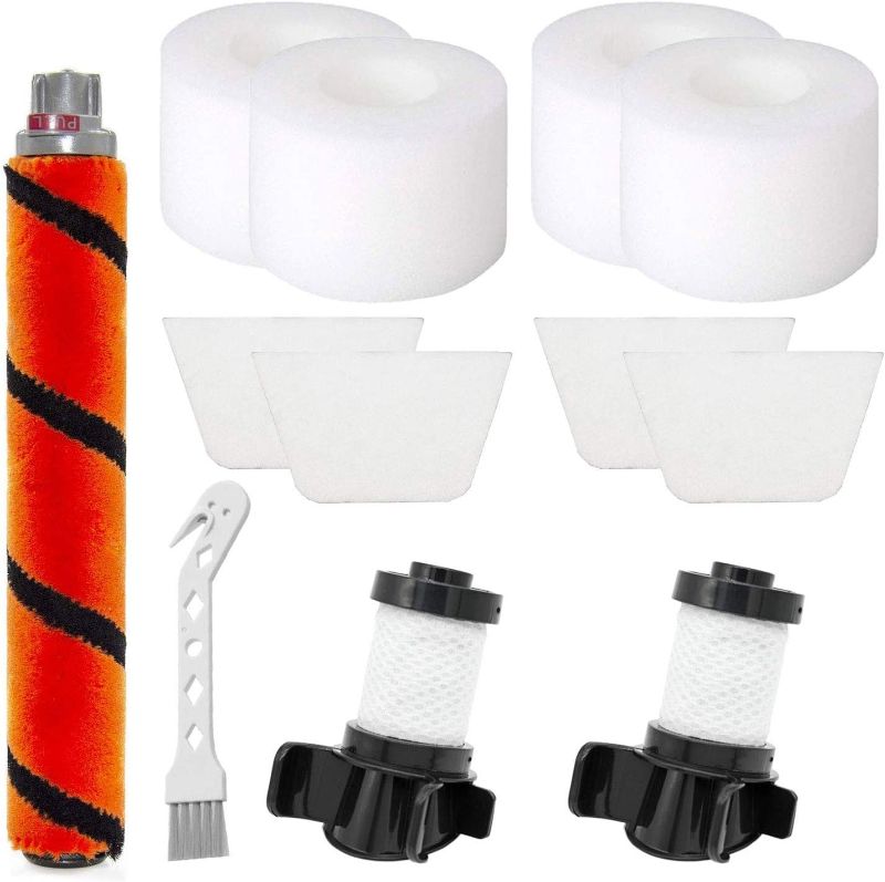 Photo 1 of 2 Vacuum Filters + 4 Foam Felt Filters + 1 Brush Compatible with Shark IONFlex DuoClean IF100 X30 X40 F60 F80 IF200 IF201 IF202 IF205 IF251 IF252 IF281 IF282 IF285 UF280 IC205, XPREMF100 XPSTMF100