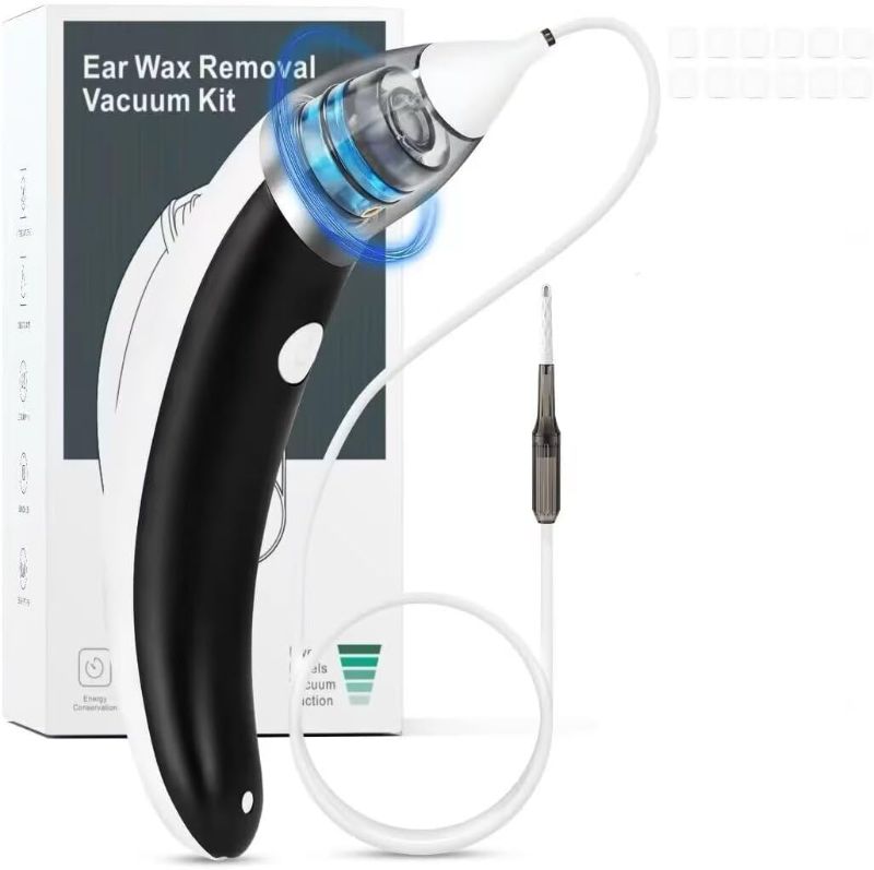 Photo 1 of Ear Vacuum Wax Remover, Ear Wax Removal,5 Levels Strong Suction,USB Charge Ear Wax Vacuum