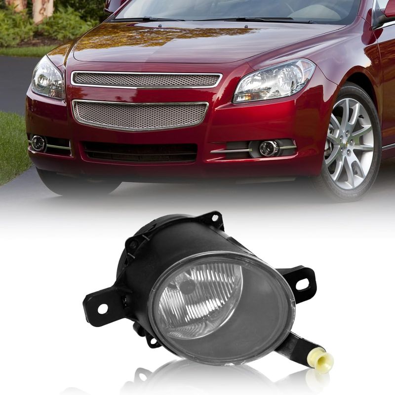 Photo 1 of BOGYLFront Fog Light Signal Assembly Replacement for 2013-2016 Chevy Malibu Bumper Lamp Fog Light Malibu Left Driver Side Replace 94708773 GM2592301(Halogen Type)