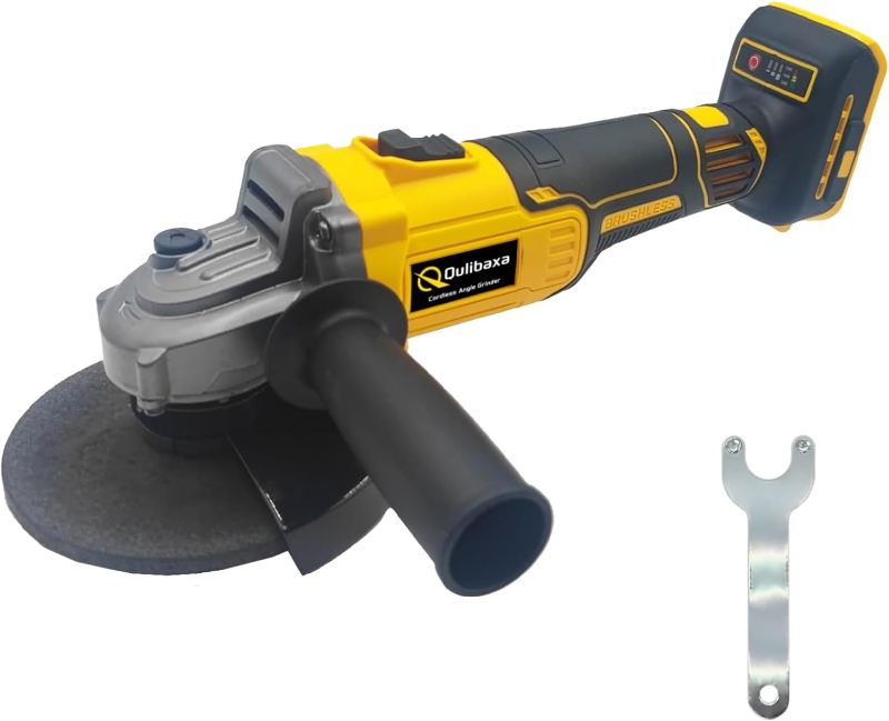 Photo 1 of Cordless Angle Grinder for Dewalt 20V Battery, 4-1/2" Brushless Grinder 3 Variable Speed up to 10000 RPM, Cordless Grinder for Grinding, Cutting,Polishing And Carving(Battery Not Included)