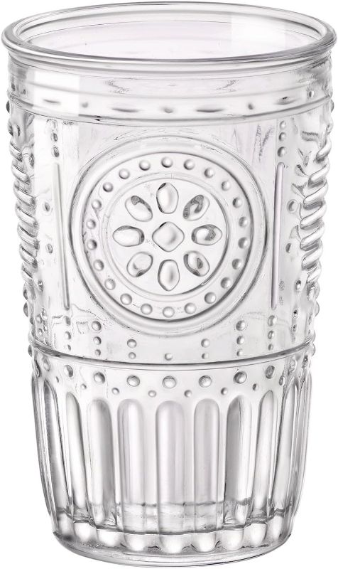 Photo 1 of Bormioli Rocco Romantic Water Glass [Set Of 12] | 10.25 oz Premium Glass Set For Refreshments, Soda & Beverages | Italian Quality Glassware, Perfect For Dinner Parties, Bars & Restaurants