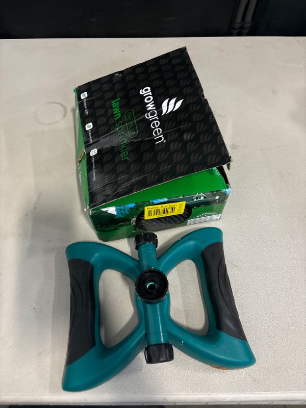 Photo 1 of ** FINAL SALE ** Segomo Tools 360 Degree Automatic Rotating Garden Sprinkler | Lawn Sprinkler | Yard Sprinkler | Sprinklers for Yard | Rotating Sprinkler | Rotating Sprinklers for Yard - GS360 ** SOLD AS IS **