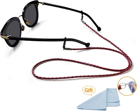 Photo 2 of  Eyeglass Strap, 6Pcs Premium Glasses Holder Chains, Multicolor Eyewear Retainer for Women Men and Kids