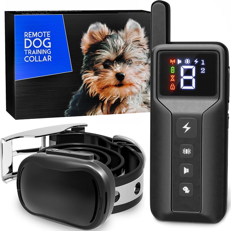 Photo 1 of Extra Small Size Dog Training Collar with Remote for Small Dogs 5-15lbs and Puppies with Shock - Waterproof & 1000 Ft Range