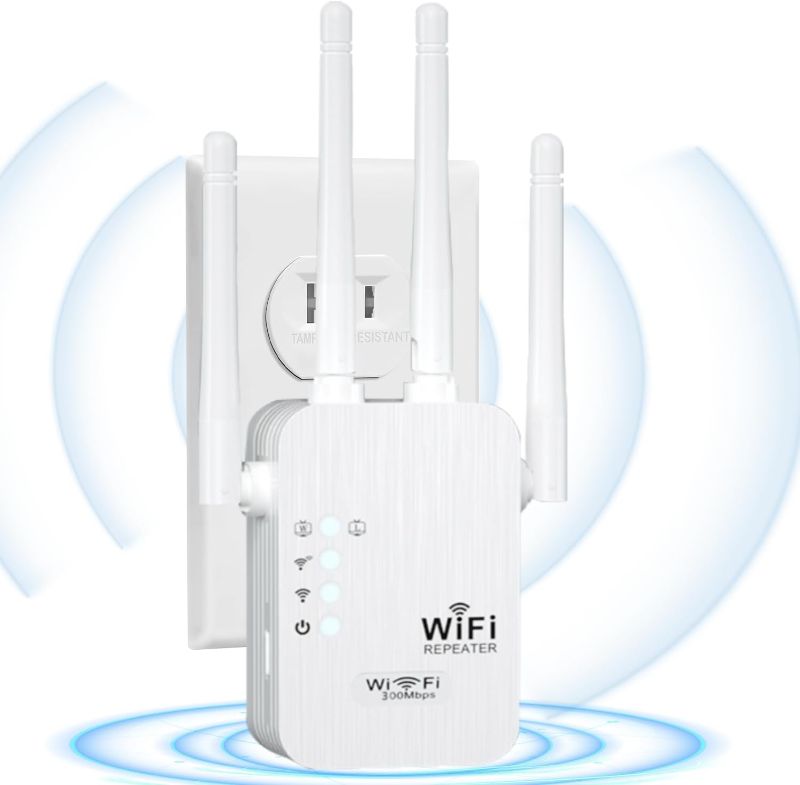 Photo 1 of 2024 New WiFi Extender,WiFi Extenders Signal Booster for Home,Cover up to 9400q.ft & 40 Devices,360° Full Coverage,Easy Set Up,Home Wireless Signal Booster.