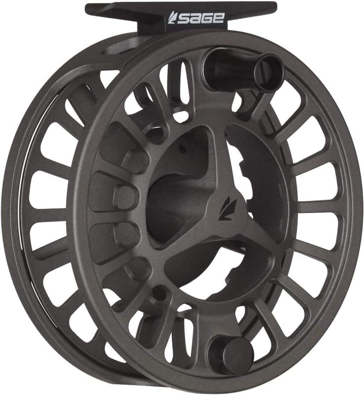 Photo 1 of Front Side of Sage Spectrum C Fly Fishing Reel, Multipurpose Fly Reel for Freshwater and Saltwater, SCS Drag System, Grey, 7/8