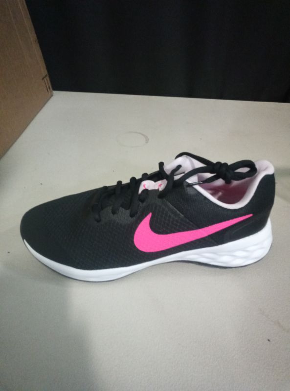 Photo 5 of 7 Youth Nike Revolution 6 NN Running Shoes Black Pink DC3729-002 Sz 7Y 