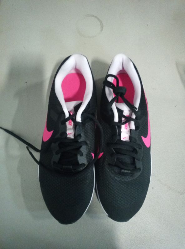 Photo 6 of 7 Youth Nike Revolution 6 NN Running Shoes Black Pink DC3729-002 Sz 7Y 