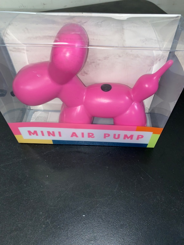 Photo 4 of NIB Vivitar 9" Hard Plastic Pink Balloon Dog Mini Air Pump