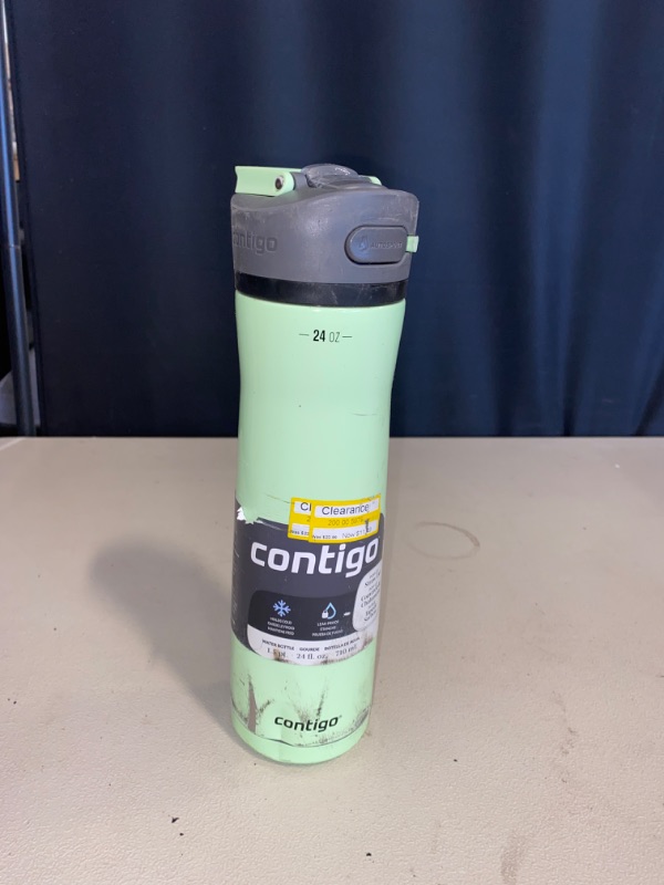 Photo 4 of Contigo Ashland 2.0 AutoSpout Chill Stainless Steel Water Bottle 24oz Cucumber