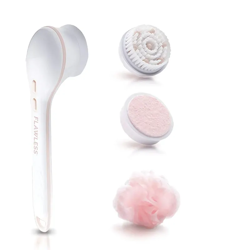 Photo 1 of Finishing Touch Flawless Cleanse Spa Spinning Body Brush and, Shower Wand, 1 Count