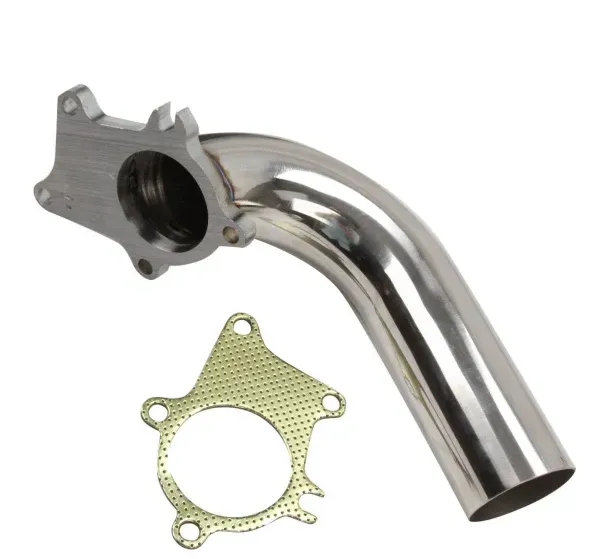 Photo 2 of T3/T4 T04E 5 Bolt Flange Stainess 2.5" Turbo Exhaust Downpipe/Dump Pipe+Gasket Generic