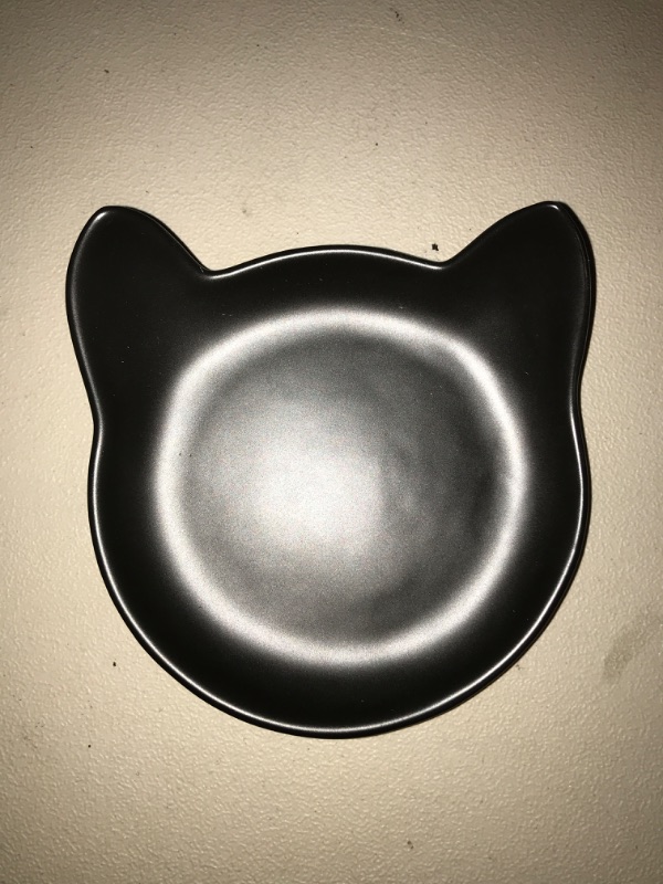 Photo 4 of ViviPet Kitty Plate for The Cat Lovers (Black, Small)