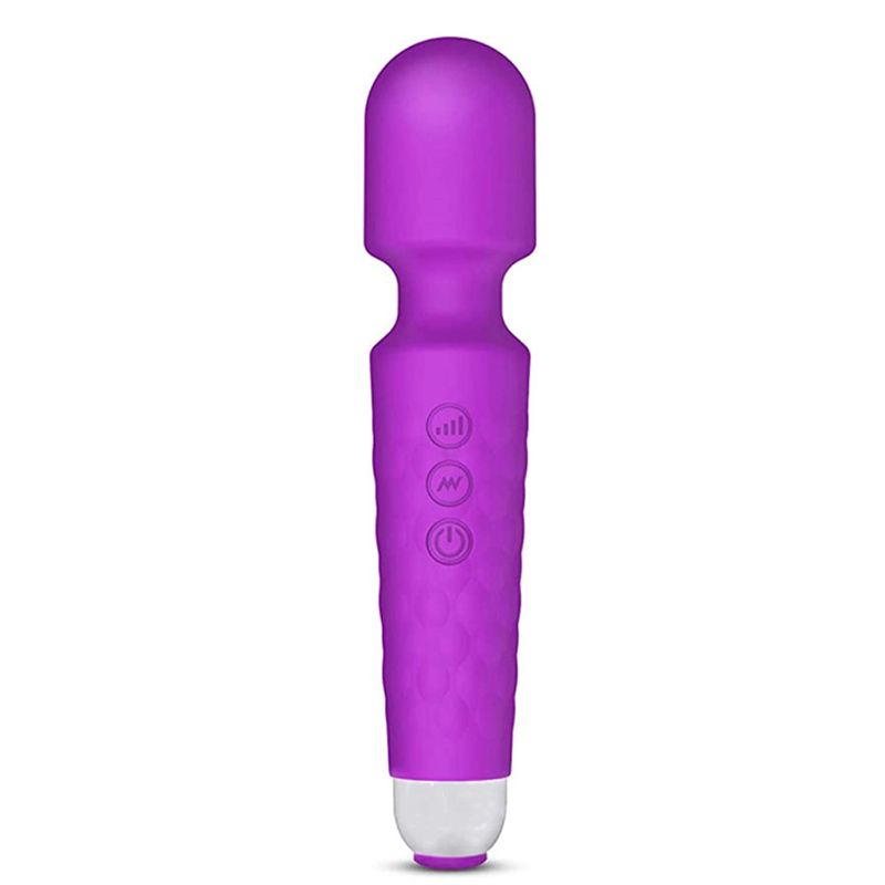 Photo 1 of SENDRY Wand Massager - New Upgrade 160 Magic Vibration Modes - Handheld Wireless Waterproof Mute Rechargeable Personal Massager for Neck Shoulder Back Body Relieves Muscle Tension(Purple)