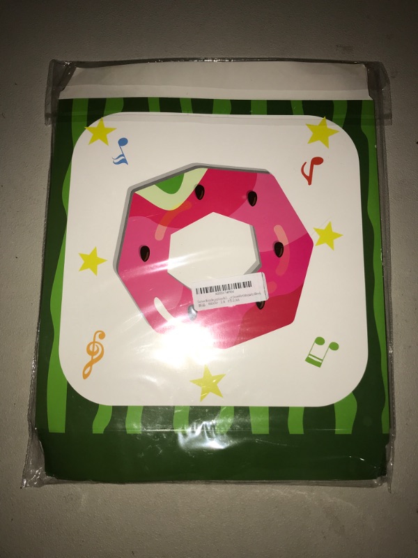 Photo 4 of Cartoon Melon 2nd Birthday Balloon Boxes Party Supplies Decorations, 3pcs Watermelon One In A Melon Theme Party Gift Boxes Blocks Decor with TWO Cake Smash Backdrop