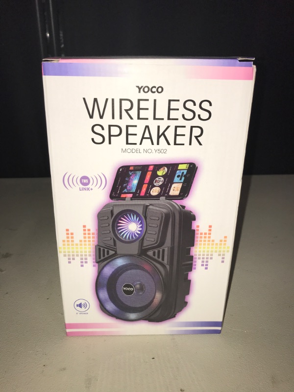 Photo 1 of Bluetooth Speaker YOCO Wireless Rechargeable with Phone Holder