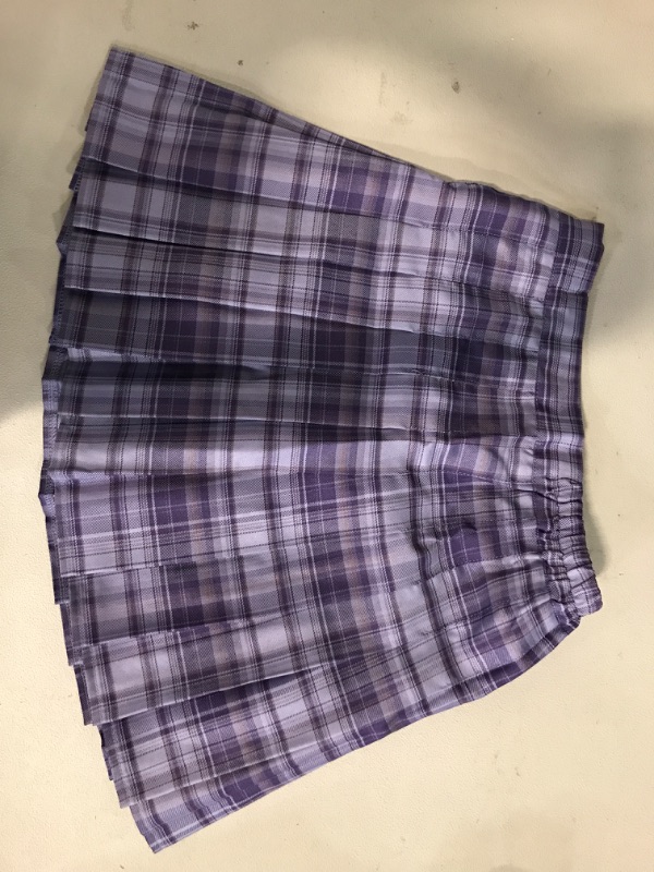 Photo 1 of SANGTREE Girls Women's Pleated Skirt, Elastic Waist Uniform Skirt (9-10)
