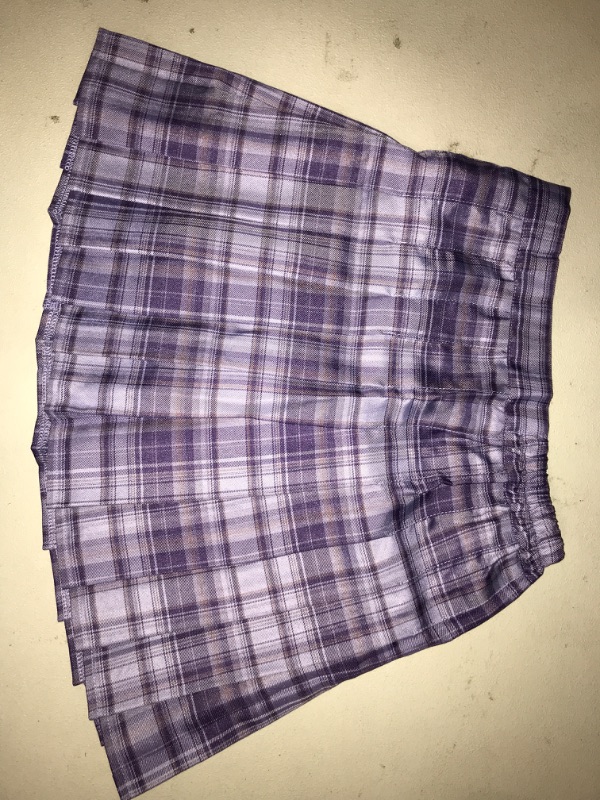 Photo 1 of SANGTREE Girls Women's Pleated Skirt, Elastic Waist Uniform Skirt (9-10)
