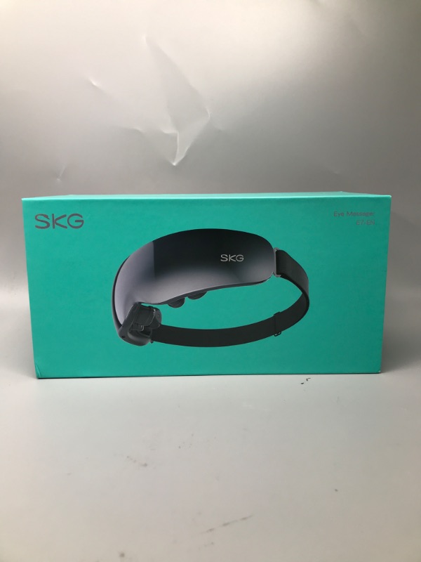 Photo 1 of Eye Massager with Heat, SKG E7 Vibration Bluetooth Music Smart Heated Eye Massager for migraines Adaptive temple massage for Eye Relax, Improve Eye Circulation, Reduce Dry Eyes, Dark Circles