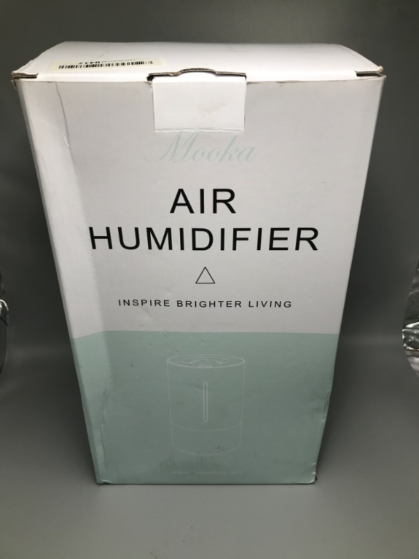 Photo 1 of Mooka Humidifier, 4.5L(1.2Gal) Cool Mist Humidifier, Top Fill Cool Mist Humidifier for Bedroom, Large Room,  QUiet Operation, 13-40 Hours, Auto Shut-Off Product Name