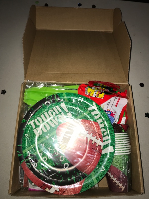 Photo 1 of 22 Piece Football Party Supplies Decorations