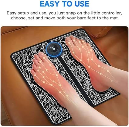 Photo 2 of Foot Massager with EMS Electric Stimulation - Folding Portable Mat for Blood Circulation & Relaxation