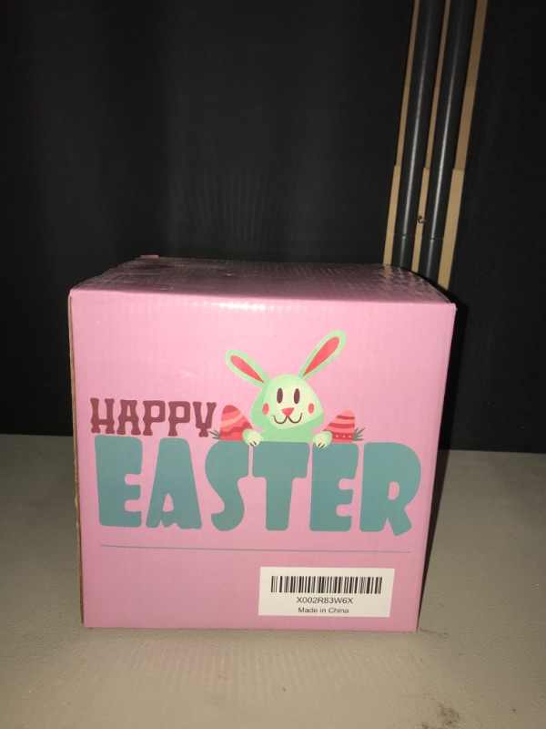 Photo 3 of Gemmy Airblown Inflatable Easter Egg, 5.5 ft Tall, Pink